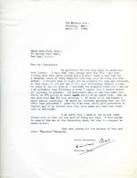  Correspondence, Sinclair Ross